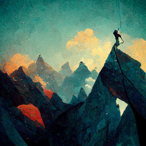 البعد الرابع - تم انشاء الصورة بإستخدام الذكاء الصنعي 