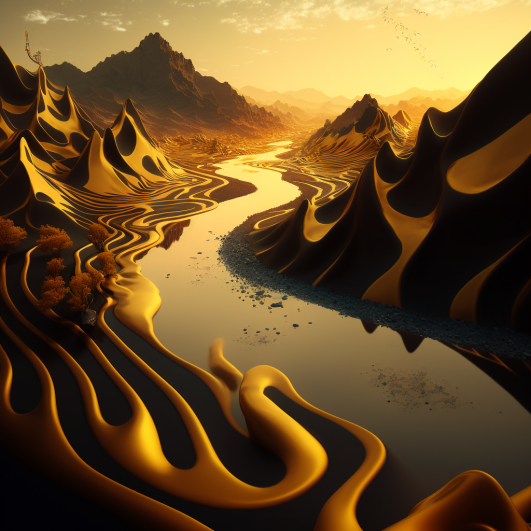 البعد الرابع - تم انشاء الصورة بإستخدام الذكاء الصنعي 