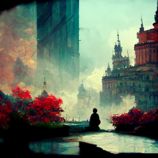 البعد الرابع - تم انشاء الصورة بإستخدام الذكاء الصنعي 