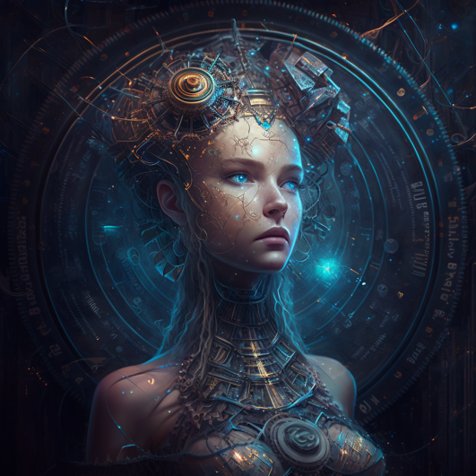 البعد الرابع - تم انشاء الصورة بإستخدام الذكاء الصنعي 